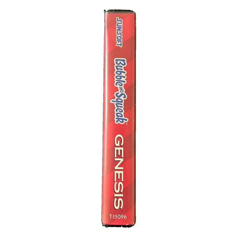 Bubble and Squeak (Sega Genesis, 1994) CASE & MANUAL ONLY